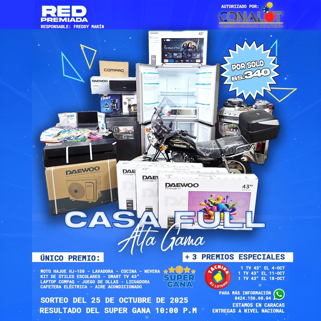 Rifa Casa Full – Alta Gama